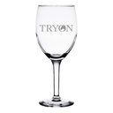 Deep Etched or Laser Engraved Libbey 8464 Citation 8 oz. Wine Glass
