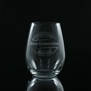 Libbey 217 12 oz. Stemless White Wine Glass