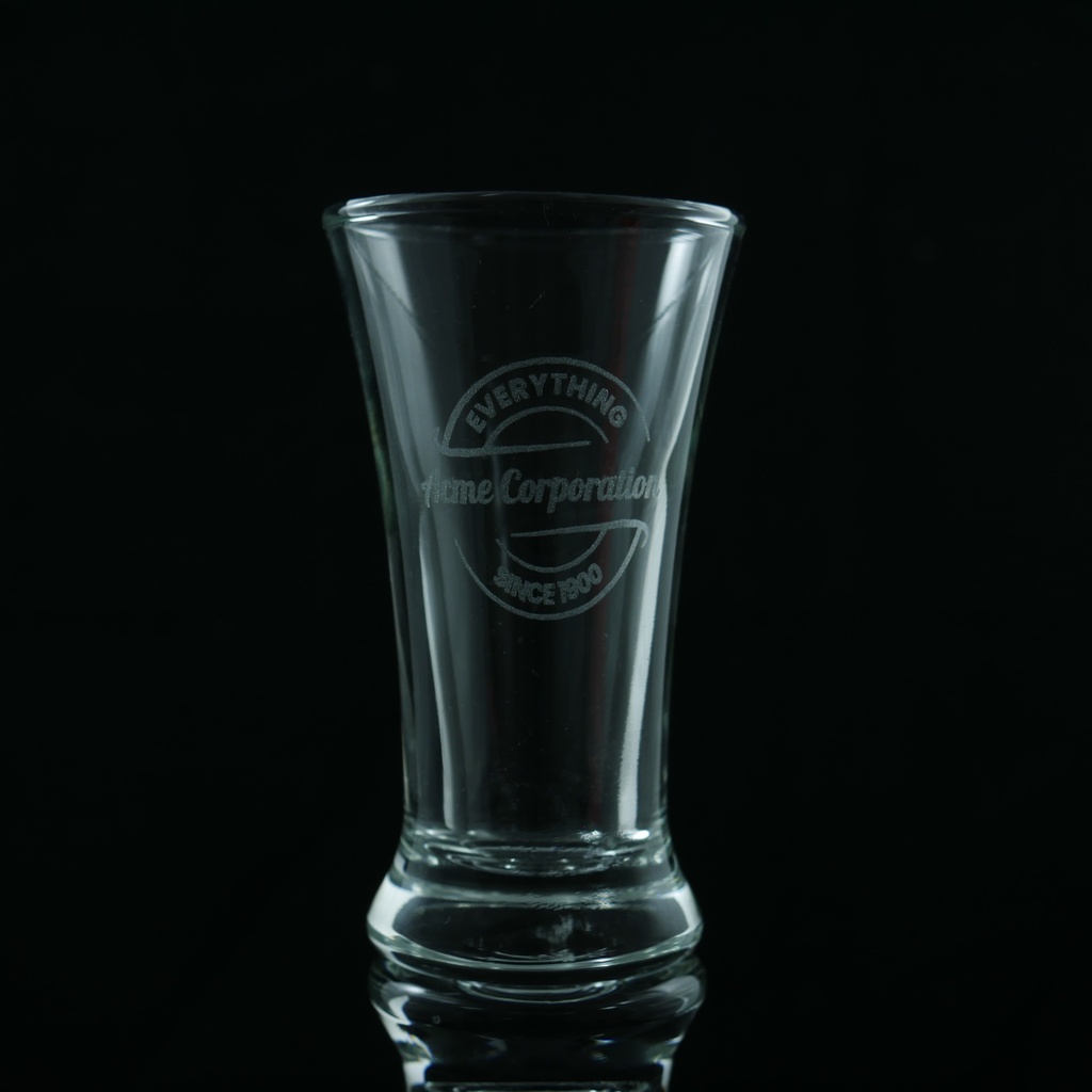 Deep Etched or Laser Engraved Libbey® 243 2.5 oz. Flared Shot Glass