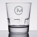 Libbey 15963 Optiva 12 oz. Stackable Rocks / Double Old Fashioned Glass