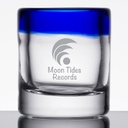 Libbey 92311 Aruba 2.5 oz. Shot Glass with Cobalt Blue Rim