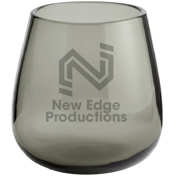 Pangea 13 oz. Gray Stemless Wine Glass