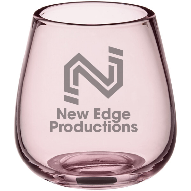 Pangea 13 oz. Mauve Stemless Wine Glass