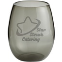 Pangea 15 oz. Gray Stemless Wine Glass