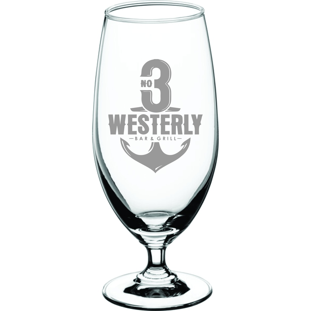 Acopa 10 oz. Stemmed Pilsner Glass