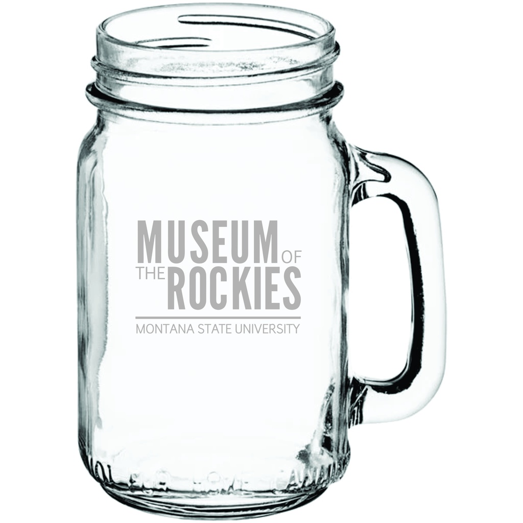 Acopa Rustic Charm 16 oz. Drinking Jar / Mason Jar with Handle