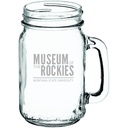 Acopa Rustic Charm 16 oz. Drinking Jar / Mason Jar with Handle