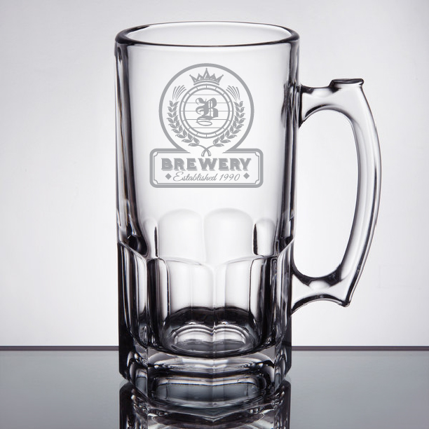 Libbey 5262 Gibraltar 1 Liter Super Beer Mug