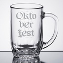 Libbey 5303 19.5 oz. Thumbprint Beer Mug