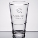 Libbey Restaurant Basics 16 oz. Rim Tempered Stackable Mixing Glass / Pint Glass