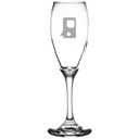 Libbey 3996 Teardrop 5.75 oz. Flute Glass
