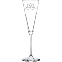 Libbey 7552 Vina 6.5 oz. Trumpet Flute Glass