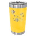 Yellow 16 oz. Polar Camel Pint with Slider Lid