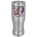 Stainless Steel Sublimatable 14 oz. Polar Camel Pilsner with Clear Lid