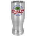 Stainless Steel Sublimatable 20 oz. Polar Camel Pilsner with Clear Lid