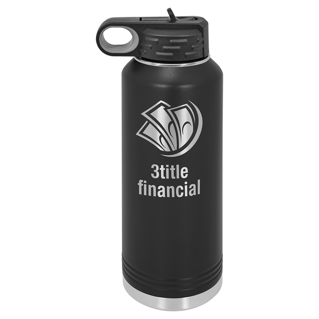 40 oz. Black Polar Camel Water Bottle