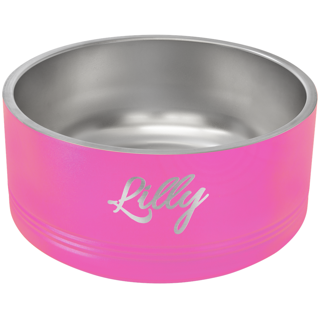 Polar Camel 64 oz. Pink Pet Bowl