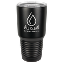 Polar Camel 30 oz. Black Ringneck Vacuum Insulated Tumbler w/Lid, no Silver Ring
