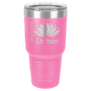 Polar Camel 30 oz. Pink Ringneck Vacuum Insulated Tumbler w/Clear Lid