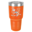 Polar Camel 30 oz. Orange Ringneck Vacuum Insulated Tumbler w/Clear Lid