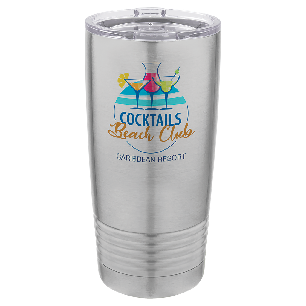 Sublimatable Polar Camel 20 oz. Stainless Steel Vacuum Insulated Tumbler w/Lid