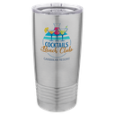 Sublimatable Polar Camel 20 oz. Stainless Steel Vacuum Insulated Tumbler w/Lid