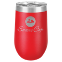 Polar Camel 16 oz. Red Vacuum Insulated Stemless Tumbler w/Lid