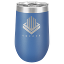 Polar Camel 16 oz. Royal Blue Vacuum Insulated Stemless Tumbler w/Lid