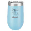 Polar Camel 16 oz. Light Blue Vacuum Insulated Stemless Tumbler w/Lid