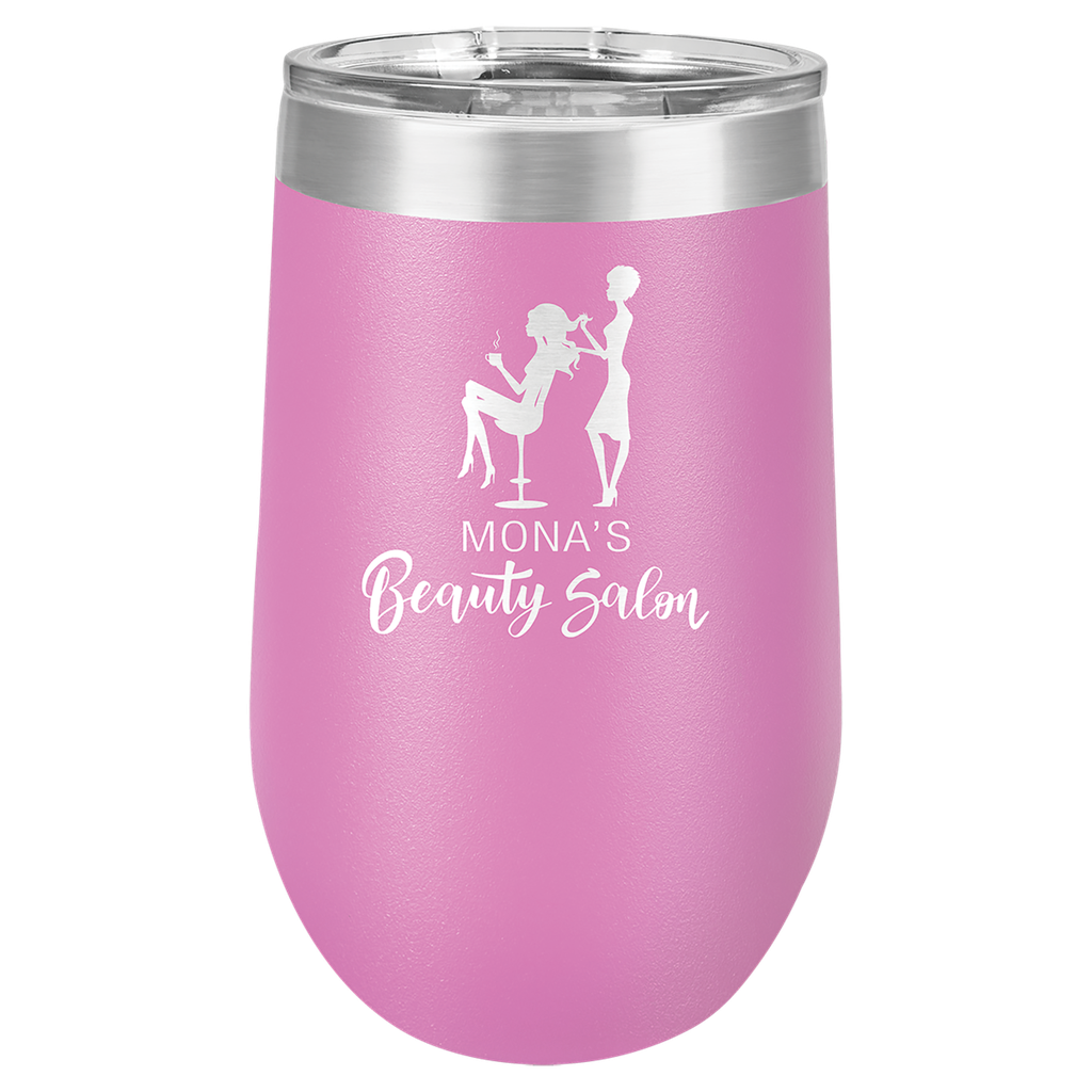 Polar Camel 16 oz. Light Purple Vacuum Insulated Stemless Tumbler w/Lid