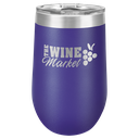 Polar Camel 16 oz. Purple Vacuum Insulated Stemless Tumbler with Lid
