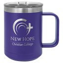 Polar Camel 15 oz. Purple Vacuum Insulated Mug with Slider Lid