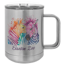 Sublimatable Polar Camel 15 oz. Stainless Steel Insulated Mug w/Slider Lid