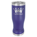 Purple 14 oz. Polar Camel Pilsner w/Clear Lid