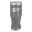 Dark Gray 14 oz. Polar Camel Pilsner w/Clear Lid