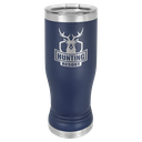 Navy Blue 14 oz. Polar Camel Pilsner w/Clear Lid