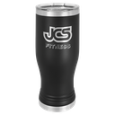 Black 20 oz. Polar Camel Pilsner w/Clear Lid