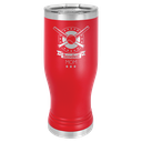Red 20 oz. Polar Camel Pilsner w/Clear Lid