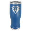 Royal Blue 20 oz. Polar Camel Pilsner w/Clear Lid