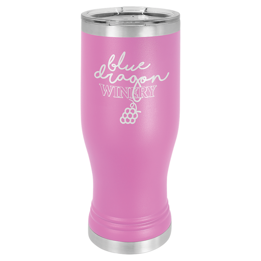 Light Purple 20 oz. Polar Camel Pilsner w/Clear Lid