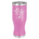 Light Purple 20 oz. Polar Camel Pilsner w/Clear Lid