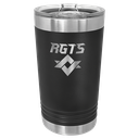 Black 16 oz. Polar Camel Pint with Slider Lid