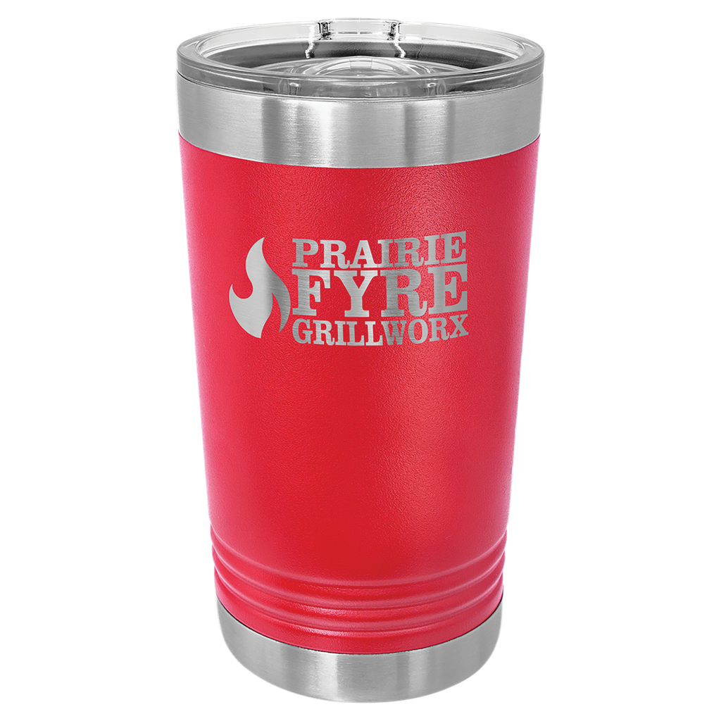 Red 16 oz. Polar Camel Pint with Slider Lid