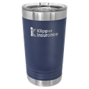 Navy Blue 16 oz. Polar Camel Pint with Slider Lid