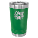 Green 16 oz. Polar Camel Pint with Slider Lid