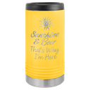 Polar Camel Yellow Slim Beverage Holder