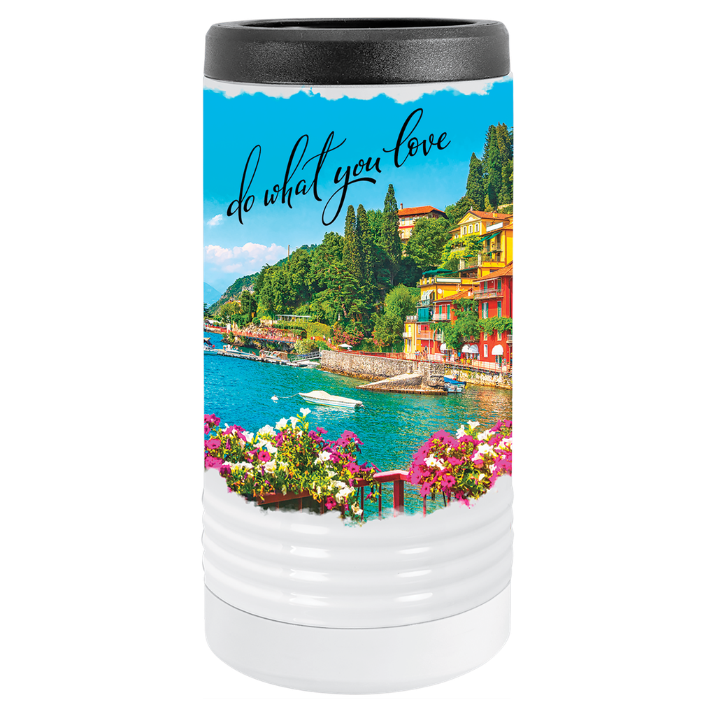 White Sublimatable Polar Camel Slim Beverage Holder