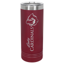 Polar Camel 22 oz. Maroon Skinny Tumbler with Slider Lid