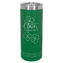 Polar Camel 22 oz. Green Skinny Tumbler with Slider Lid