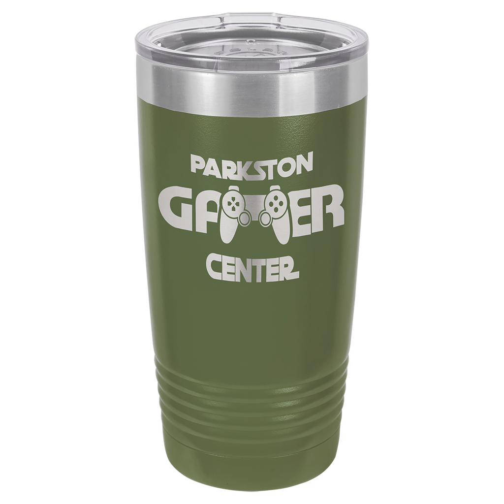 Polar Camel 20 oz. Olive Green Ringneck Vacuum Insulated Tumbler w/Lid